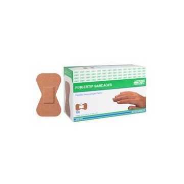 Finger Tip Bandage, Small, 4.4 cm wd x 5.1 cm lg, Fabric