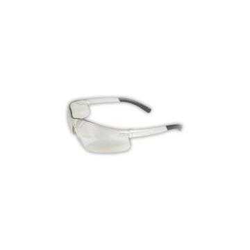 Lightweight Safety Glasses, R, Hard Coated/Impact-Resistant, Clear, Half Framed, Clear