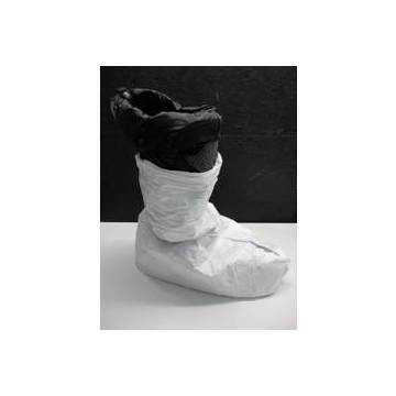 Disposable Boot Cover, Universal, White, Polyethylene, Elastic