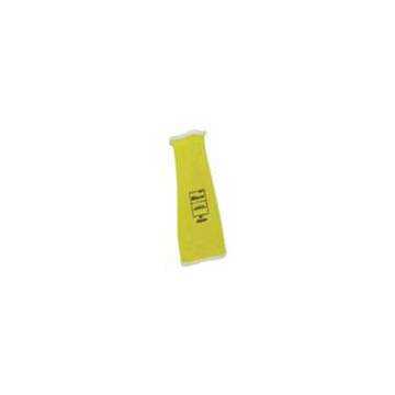 Cut Resistant Sleeve Without Thumb Hole , 10 In Lg, Kevlar®, Yellow