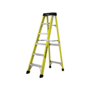 Extra-Heavy Duty Step Ladder, 114 in ht Ladder, 300 lb, Type IA, Aluminum/Fiberglass