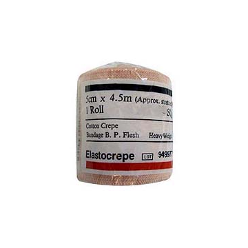 Bandage, largeur 5 cm x largeur 4.5 m, coton/rayonne, beige