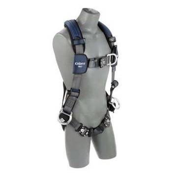 Positioning/Climbing Harness, Small, 420 lb Polyester, Vest, Aluminum D-Ring, Zinc Plated Steel Buckle