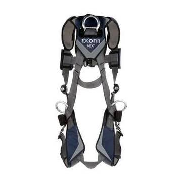 Positioning/Climbing Harness, Small, 420 lb Polyester, Vest, Aluminum D-Ring, Zinc Plated Steel Buckle