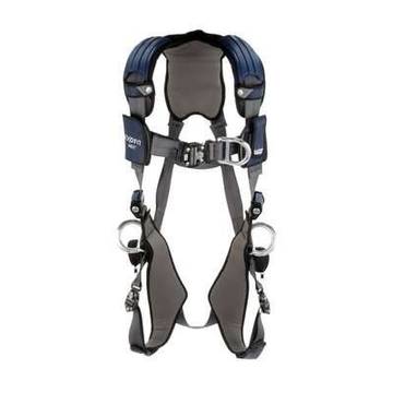 Positioning/Climbing Harness, Small, 420 lb Polyester, Vest, Aluminum D-Ring, Zinc Plated Steel Buckle