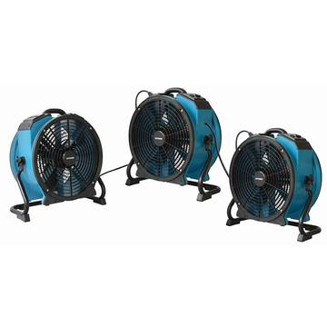 Professional Sealed Axial Fan, 115 VAC, 2.8 A, 1/3 HP, 3600 cfm, 400 to 1600 RPM