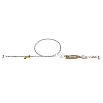 Lifeline Horizontal Cable, Galvanized Cable, 9.5 Mm X 60 Ft, 141 Kg
