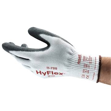 Gloves Medium-duty, Polyurethane Palm, White, Left And Right Hand