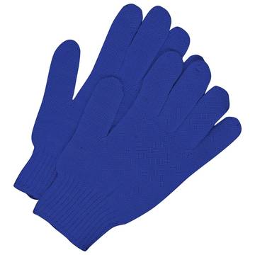 Gants non enduits, bleus, support en thermolite de 13 ga