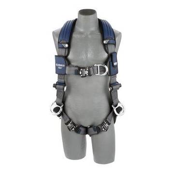 Positioning/Climbing Harness, X-Large, 420 lb , Vest, Aluminum D-Ring