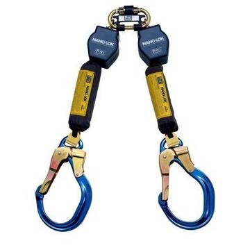 Lifeline Twin-leg Quick Connect Personal Self-retracting, 3/4 In X 6 Ft, 420 Lb, 5.6 Lb