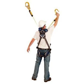 Lifeline Twin-leg Quick Connect Personal Self-retracting, 3/4 In X 6 Ft, 420 Lb, 5.6 Lb