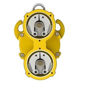 Descent Device, Evacuation/escape Rescue 200 Ft Length, Aluminum Housing, Yellow Color, 17.65 Lb Weight