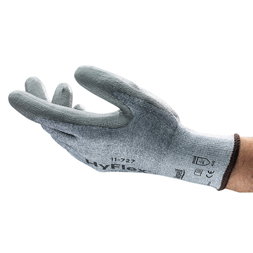 Gloves Medium-duty, Polyurethane Palm, Gray, Left And Right Hand