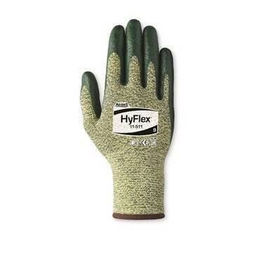 Gloves Medium-duty, Nitrile Palm, Green, Yellow, Left And Right Hand