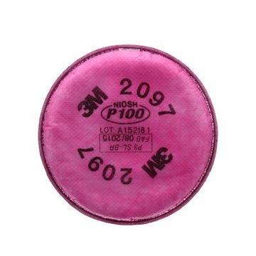 3m™ Particulate Filter, 2097, P100, With Nuisance Level Organic Vapour Relief, 