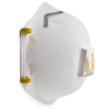 Respirator Particulate, Standard, N95, 95% Efficiency, Fully Adjustable Braided Comfort Strap
