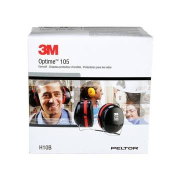 Earmuffs 3m™ Peltor™ Optime™ 105, H10b, Behind-the-head, 10 Pairs Per Case