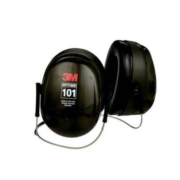 3m™ Peltor™ Optime™ 101 Earmuffs, H7b, Behind-the-head, 10 Pairs Per Case