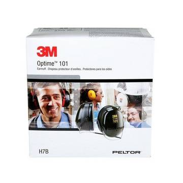 3m™ Peltor™ Optime™ 101 Earmuffs, H7b, Behind-the-head, 10 Pairs Per Case