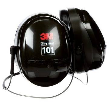 3m™ Peltor™ Optime™ 101 Earmuffs, H7b, Behind-the-head, 10 Pairs Per Case