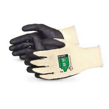 Dipped Work Gloves, XL, Nitrile Palm, Kevlar