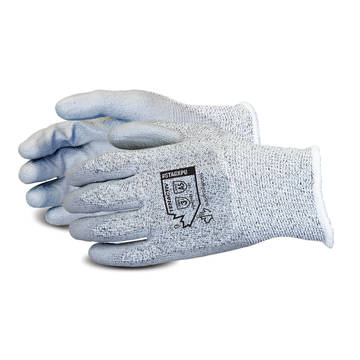 Gloves Coated, Gray, 13 Ga Tenactiv