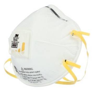 Respirator Particulate Disposable, Standard, N95, 95% Efficiency, Stapled, White