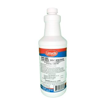 Disinfectant Cleaner, 1 l Container, Triger Sprayer, Liquid, Water White