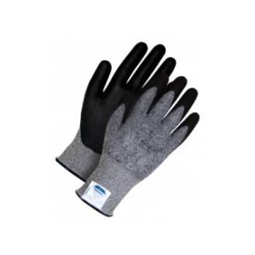 Coated Gloves, Black/gray, 10 Ga Dyneema Backing