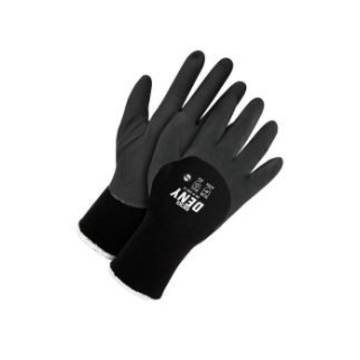 Gloves Winter, Coated, Black, 15 Ga Acrylic/nylon Backing