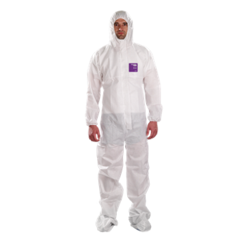 Coverall Microchem 1500 Model 106 With Hood And Boot