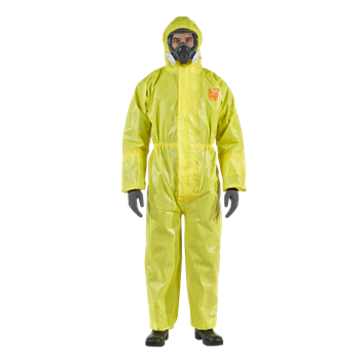 Coverall, X-Large, Yellow, Non-Woven