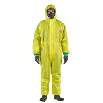 Coverall, Large, Yellow, Non-Woven