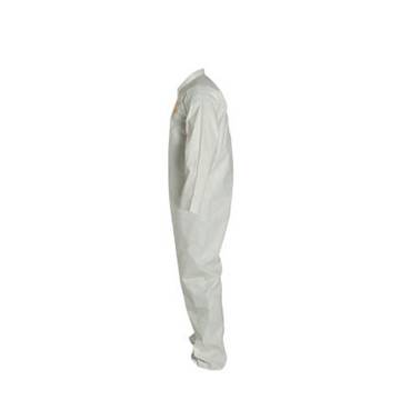 Hooded Protective Coverall, X-large, White, Microporous Film, For Automotive Refinishing