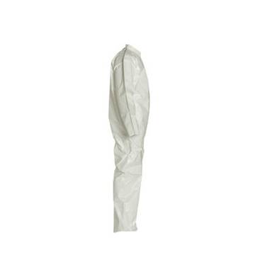 Chemical Resistant Protective Coverall, 2X-Large, White, Tychem® 4000 Fabric