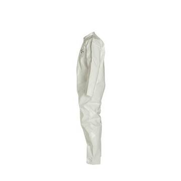Chemical Resistant Protective Coverall, 2X-Large, White, Tychem® 4000 Fabric