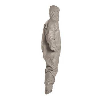 Chemical Resistant Protective Coverall, X-large, Gray, Tychem® 6000 Fabric, Taped