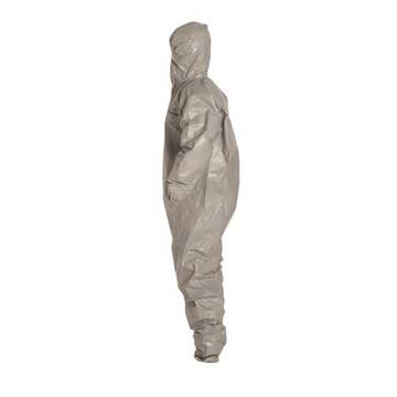 Coverall Chemical Resistant Protective, Gray, Tychem® 6000 Fabric, Taped