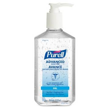 Purell® Advanced Hand Rub 354 Ml Table Top Pump Bottle