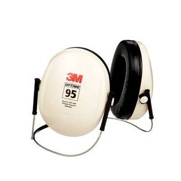 3m™ Peltor™ Optime™ 95 Earmuffs, H6b/v, Behind-the-head, 10 Pairs Per Case