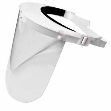 Medical Hardhat, Face Shield, Clear, Polycarbonate Visor