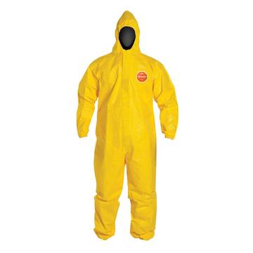 Hooded Coveralls, Chemical Resistant, Tychem® 2000