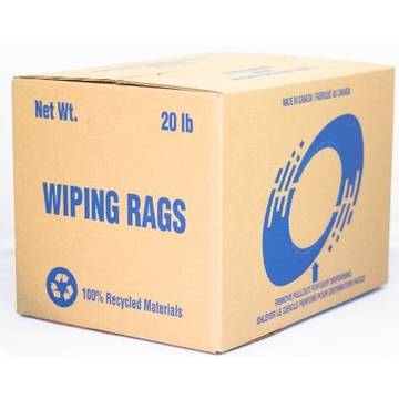 Wiping Rag, Mixed Cotton, 20 lbs
