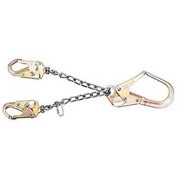 Lanyard Rebar Positioning, 310 Lb Capacity, 13 In Lg, Silver, Snap Hook