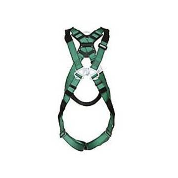 Full Body Harness, Standard, 400 lb Capacity, Green, Nylon