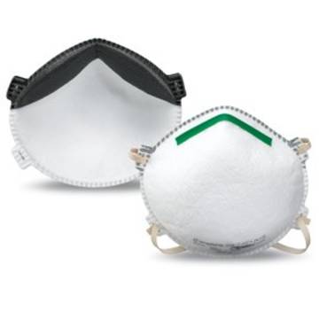 Masque respiratoire jetable, M/L, N95, double, réglable, blanc