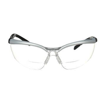 3m™ Bx Reader Protective Eyewear, 11375-00000-20, Clear Lens, Silver Frame,  +2.0 Dioptre