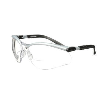 3m™ Bx Reader Protective Eyewear, 11376-00000-20, Clear Lens, Silver Frame, +2.5 Dioptre