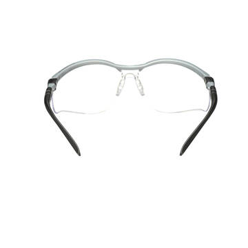 Lunettes de protection de lecture BX 3M(MC), verres transparents, monture argentée, dioptrie de +2,5